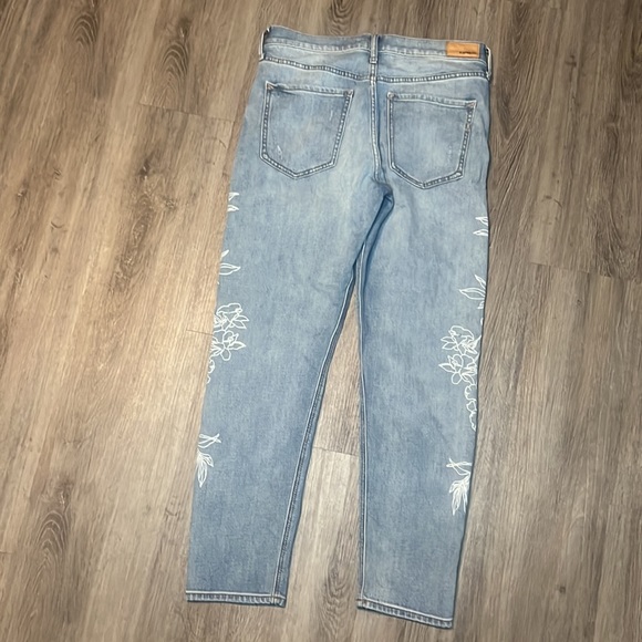 EXPRESS Vintage Skinny High Rise Jeans Size 4 with embellishments - Picture 6 of 6